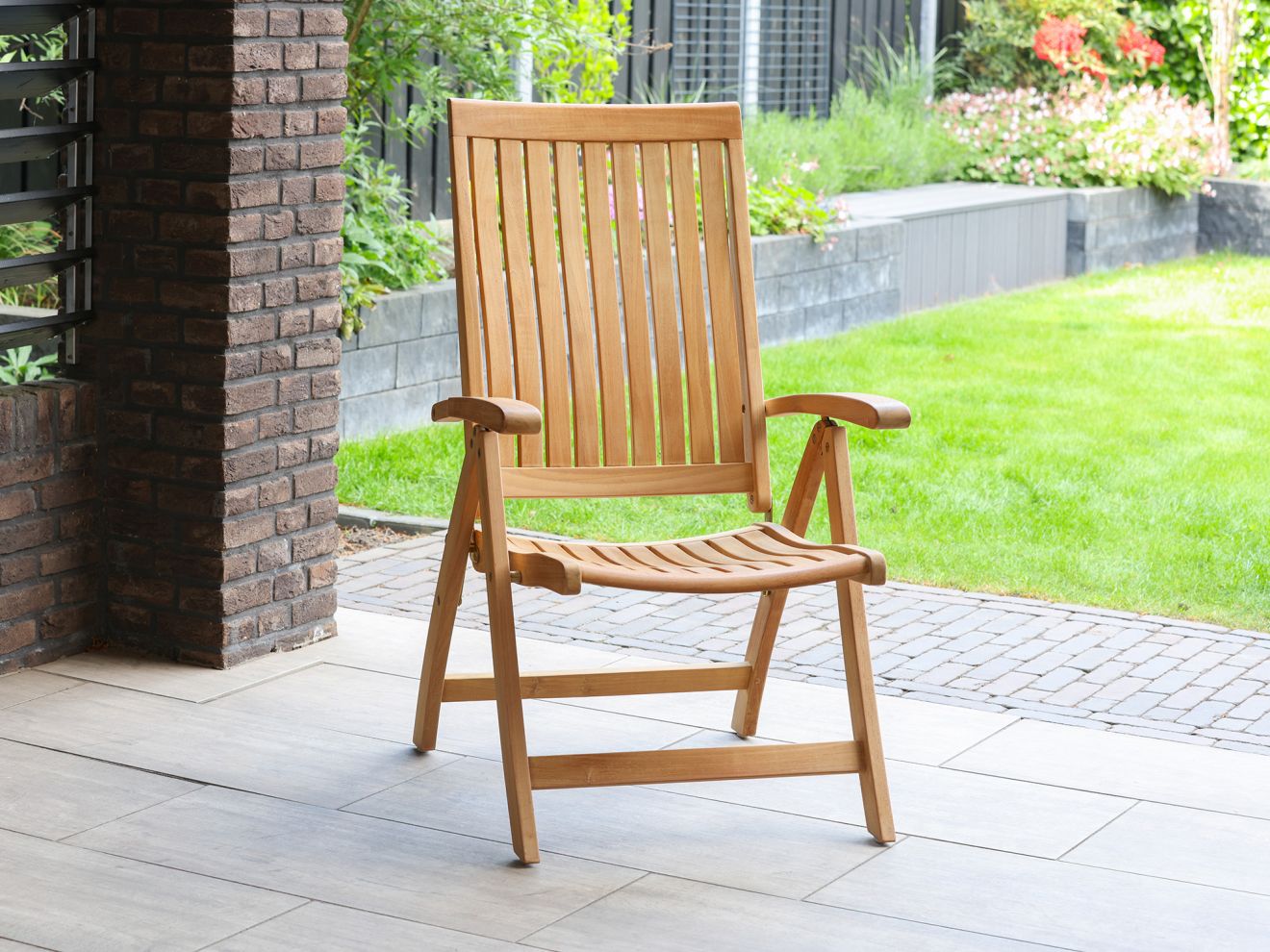 Sunyard Veronica Gartenstuhl Hochlehner Braun  Rabatt: 33 %