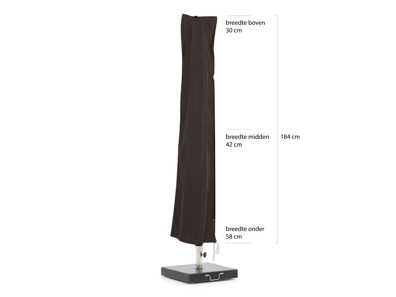 Shadowline Push-up Sonnenschirm 210x150 cm günstig online kaufen