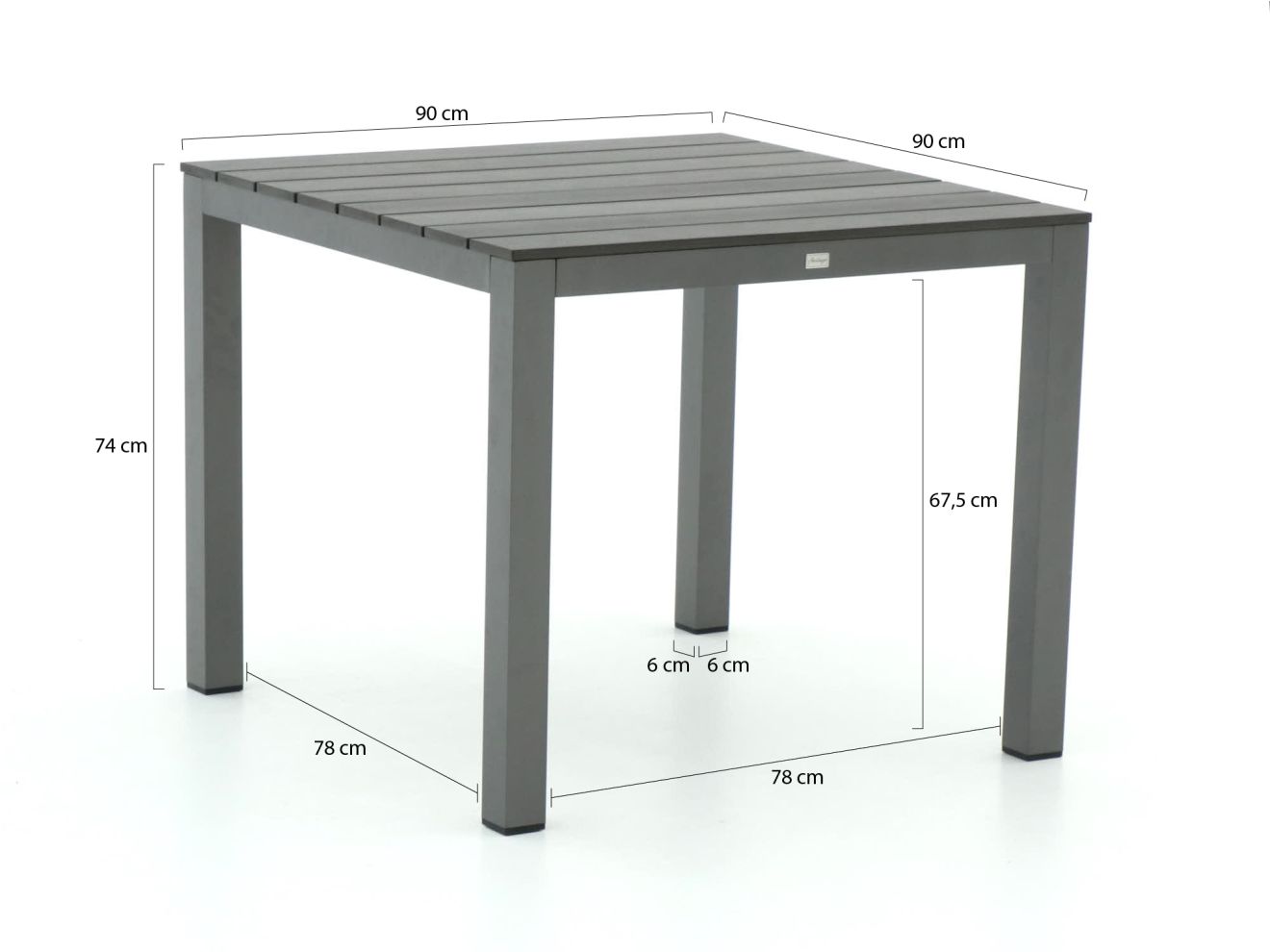 R&S Design Capri/Fidenza 90 cm Garte...