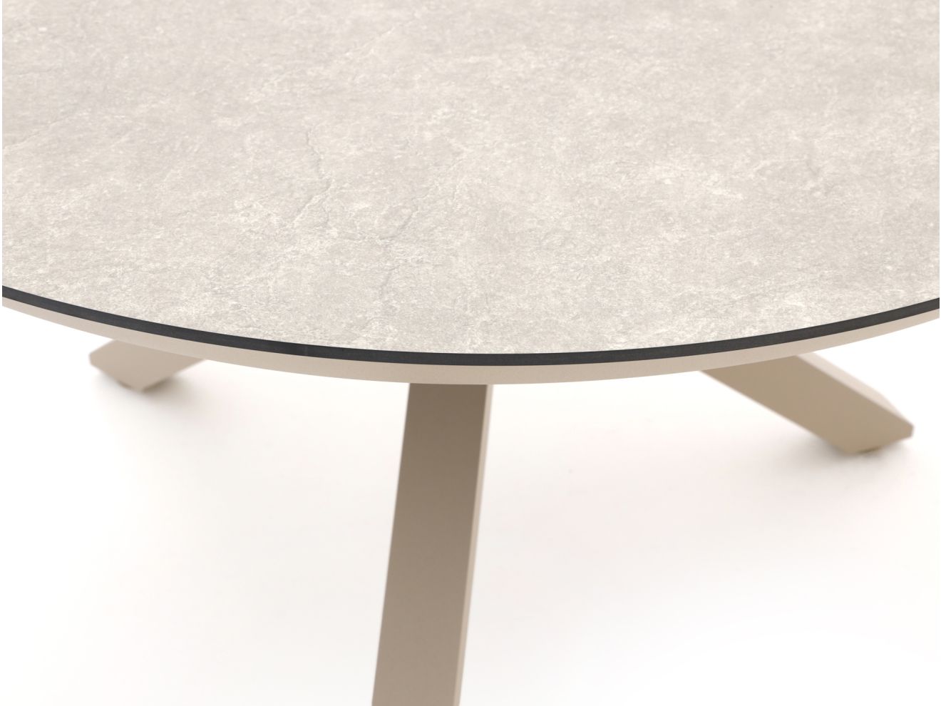 Tierra Outdoor Orbital Gartentisch ø 120 cm (h: 75 cm) Taupe 0x0cm