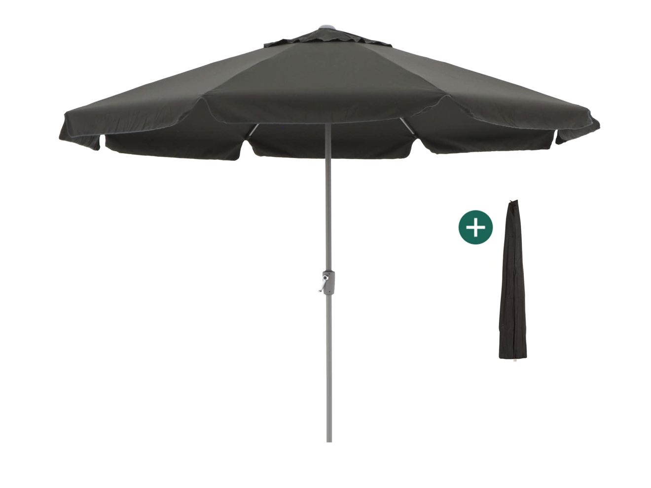 Shadowline Aruba Sonnenschirm ø 350 cm Schwarz 350cm Rabatt: 19 %