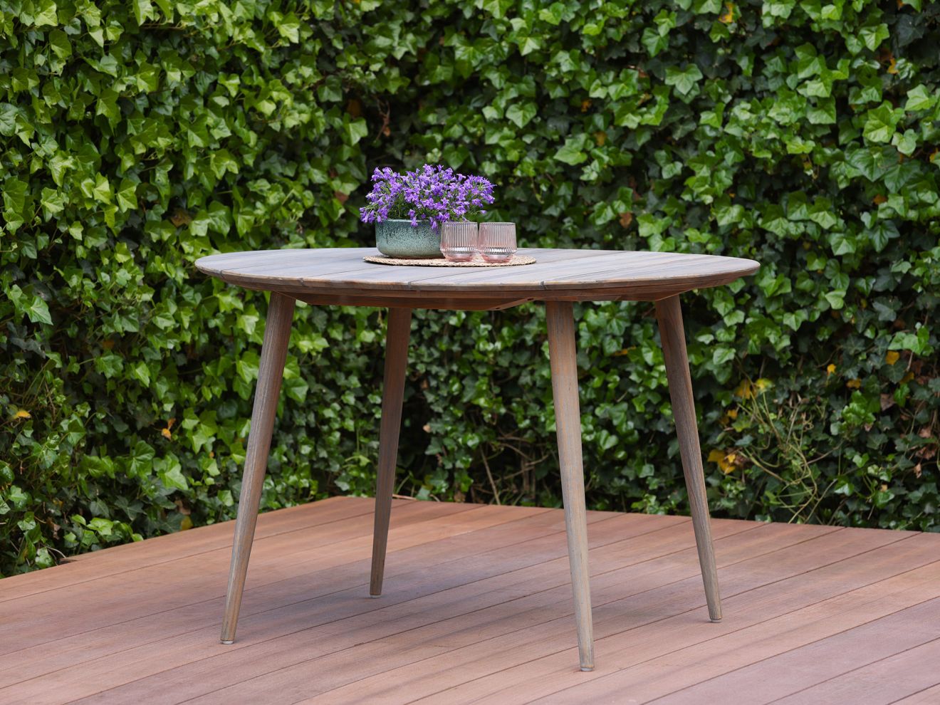 ROUGH-K Gartentisch ø 115x75 cm Braun 115cm Rabatt: 20 %