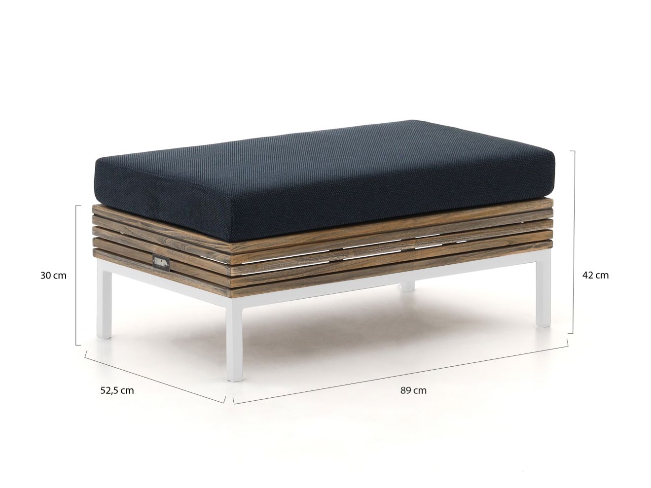 ROUGH-D lounge Gartenhocker 89x52,5 cm günstig online kaufen