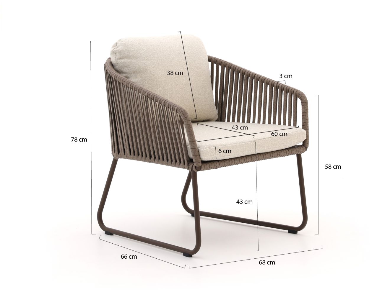 Yoi Calera/Noas ø150 cm Low Gartenmöbel-Set 7-teilig günstig online kaufen