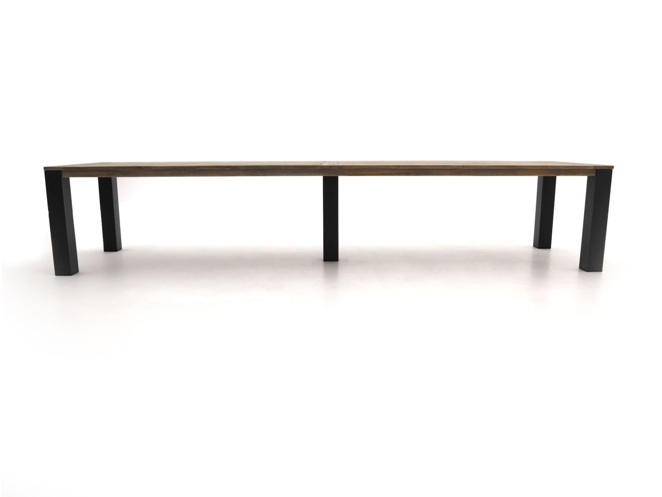 ROUGH-X Gartentisch 400x100x76 cm Braun ... ROUGH-X Gartentisch 400x100x76 cm Braun ...