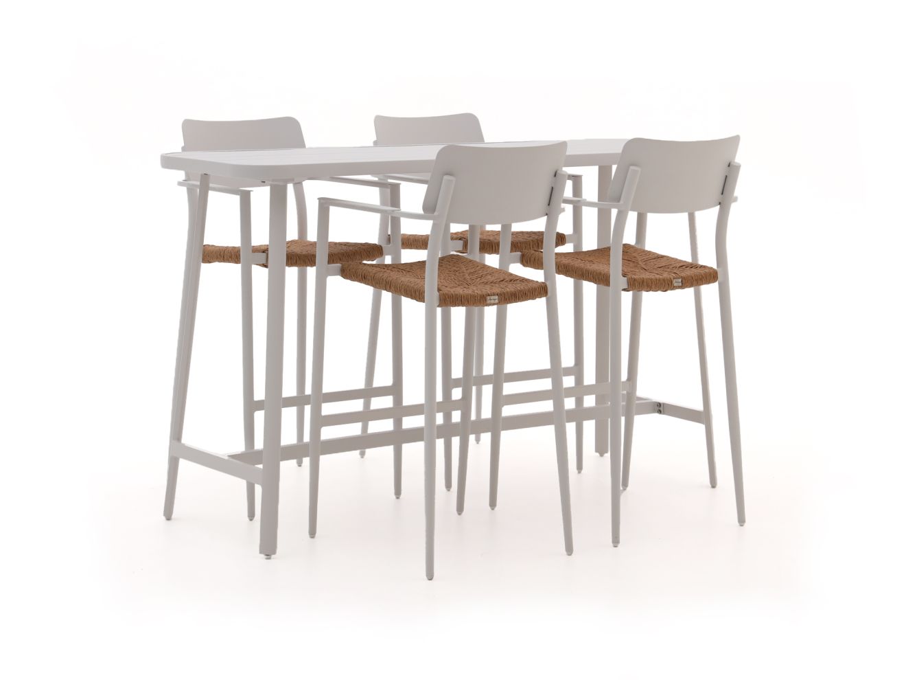 Bellagio Cino 175 cm Gartenbar-Set 5-Teilig Stapelbar günstig online kaufen