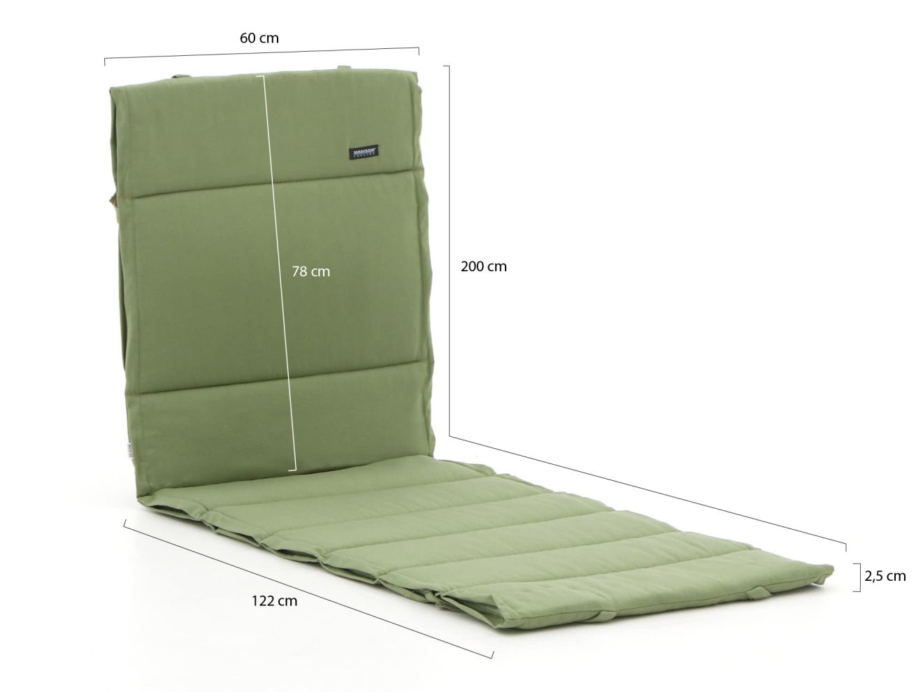 Madison Gartenliege Auflage dünn 200x65 cm Grün 200x65cm Rabatt: 29 % Madison Gartenliege Auflage dünn 200x65 cm Grün 200x65cm Rabatt: 29 %