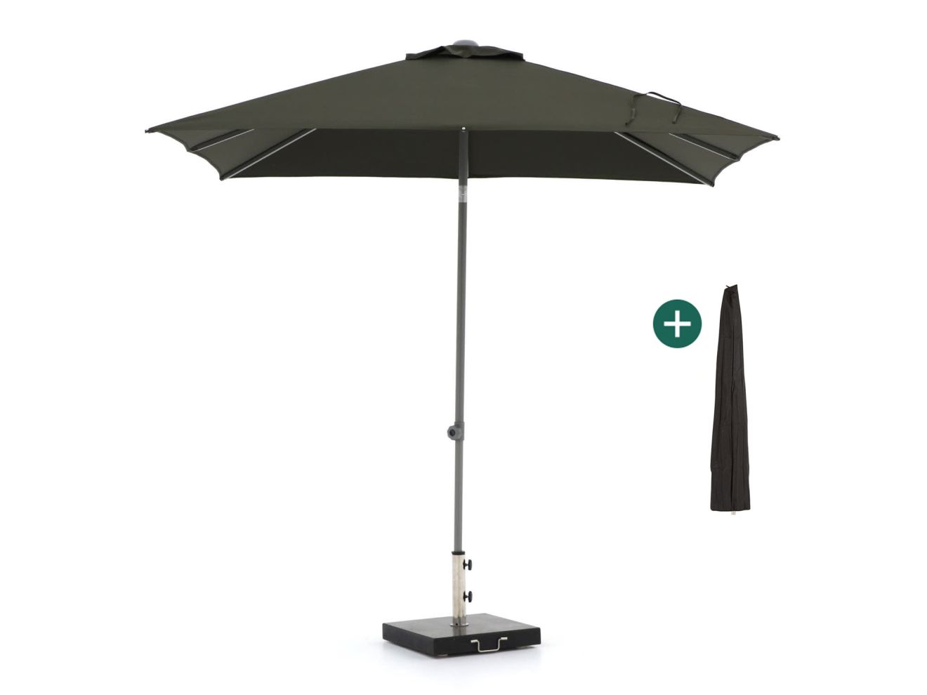Shadowline Push-up Sonnenschirm 240x240 cm