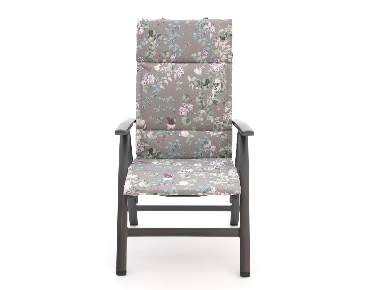 Madison Auflage Hochlehner dünn 125x50  cm Grau 125x50cm