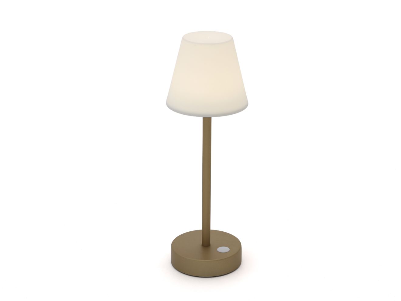 New Garden Lola Slim LED-Tischlampe aufladbar dimmbar ø 11 cm (h: 32 cm) Taupe 11cm