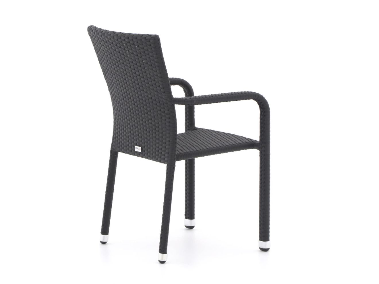 Forza Fossano Gartenstuhl stapelbar Schwarz  Rabatt: 21 %