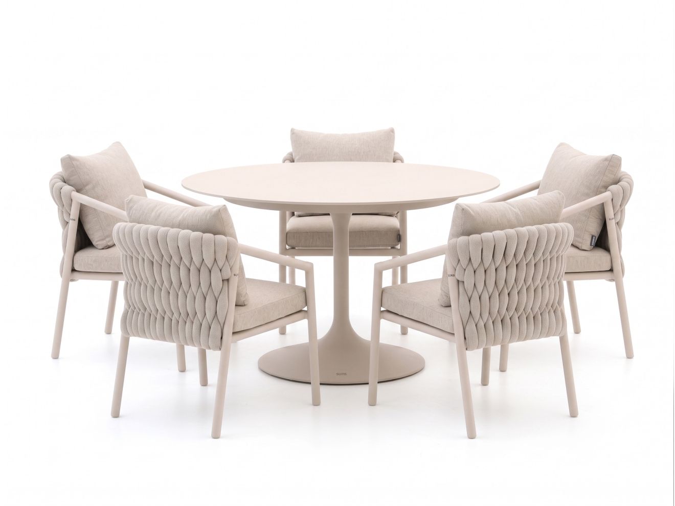 + 15 % Kassenrabatt | SUNS Sato/Nova ø 150 cm Gartenmöbel-Set 6-teilig