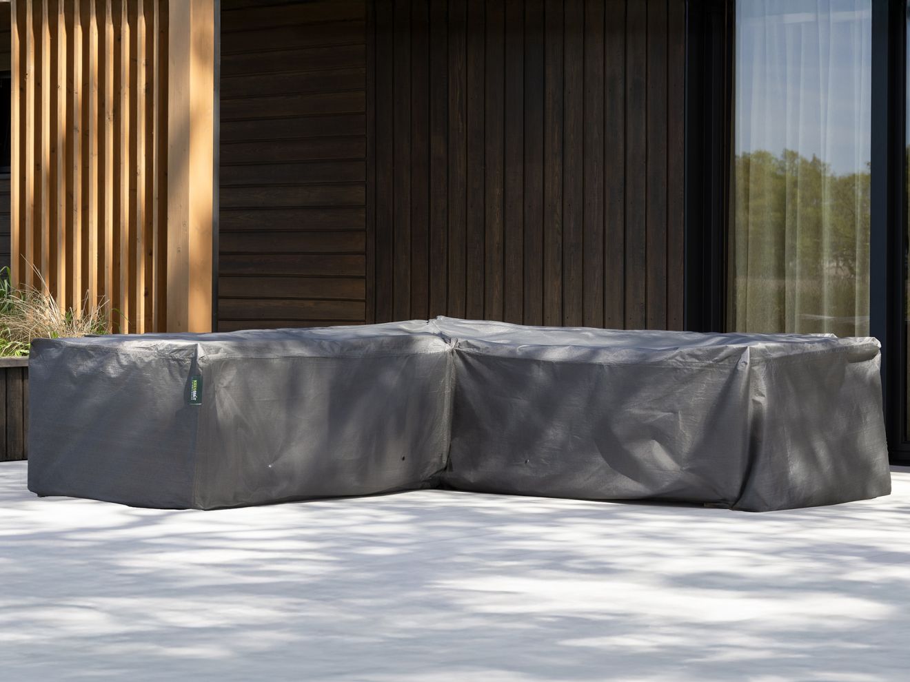 Kees Smit Gartenmöbelabdeckung Ecklounge-Set 215x85/215x85x70 cm Grau  Rabatt: 15 %