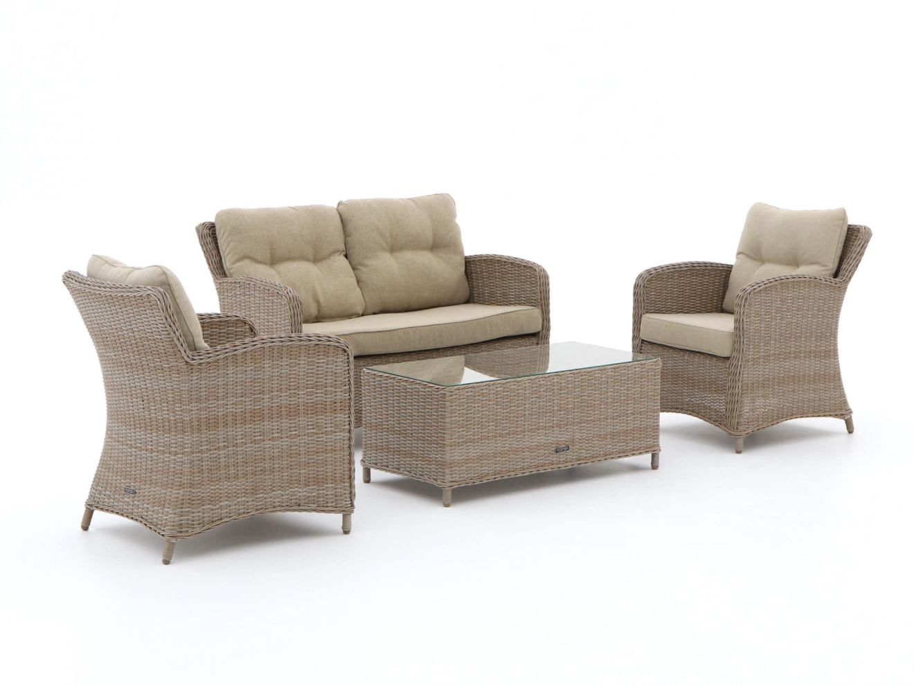 Intenso Leone/Milano Sessel-Sofa Lounge-Set 4-teilig Taupe 0x0cm Rabatt: 19 %