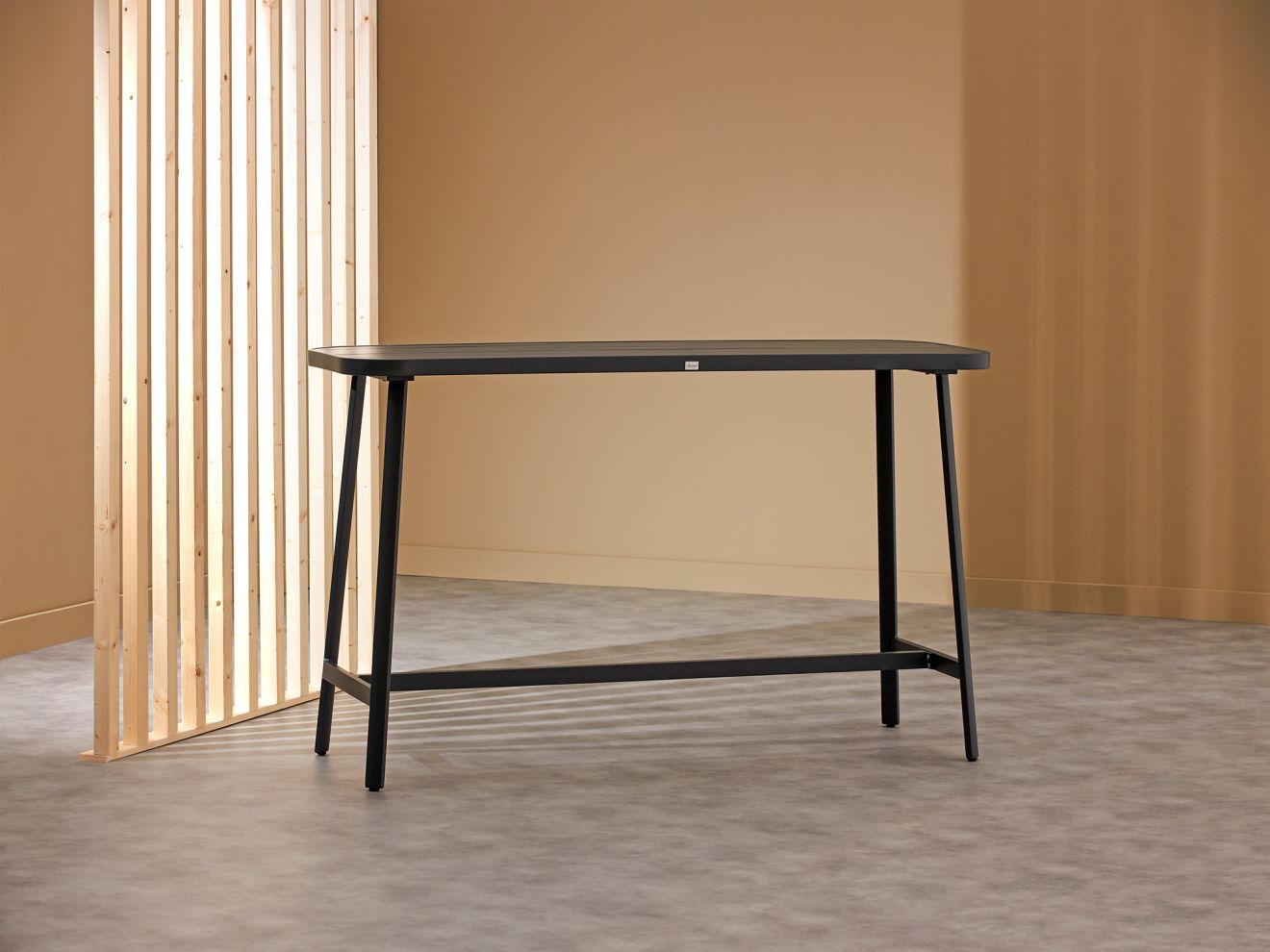 Bellagio Cino Bartisch Outdoor 175x58x105 cm Schwarz  Rabatt: 20 %