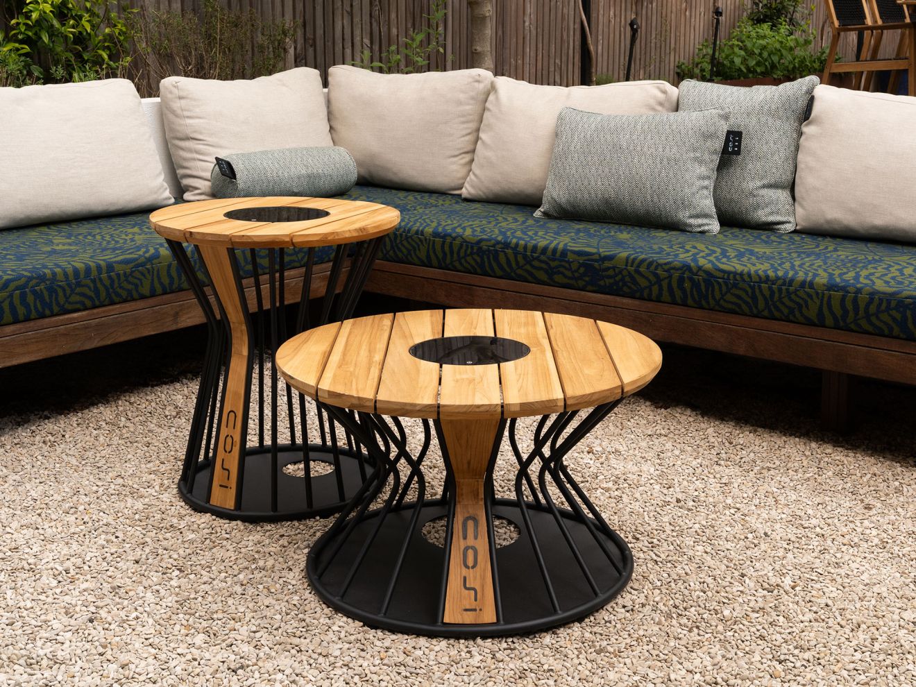 Cosilumia Beistelltisch ø 52 cm (h:60 cm) Schwarz 52cm