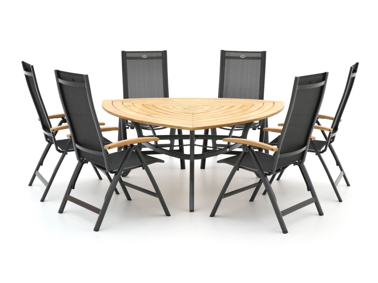 Hartman Troy/Triangular 170 cm Gartenmöbel-Set 7-teilig