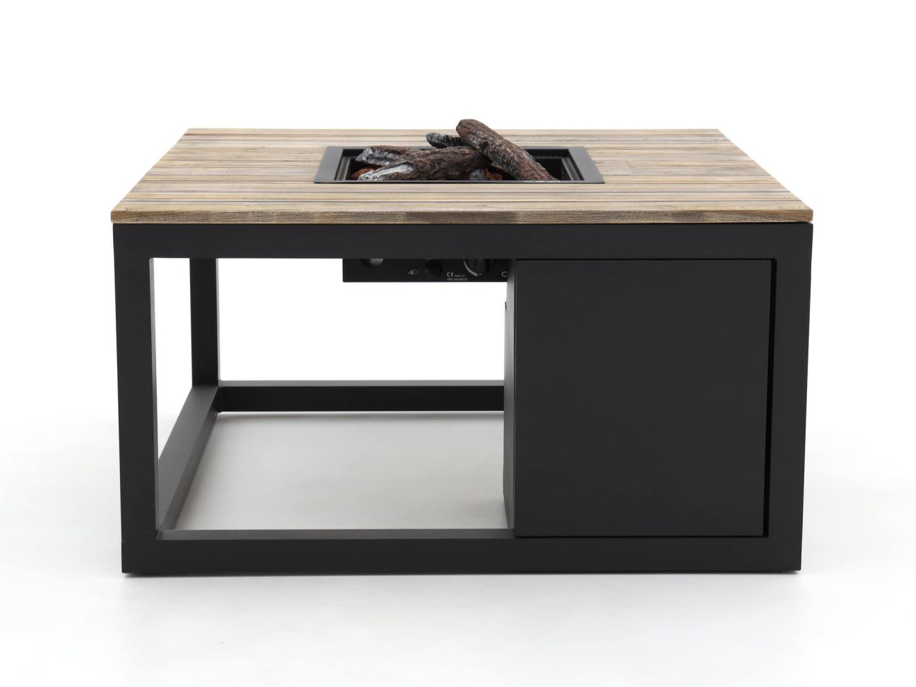 Cosiraw Lounge Feuertisch 100x100x55 cm Grau