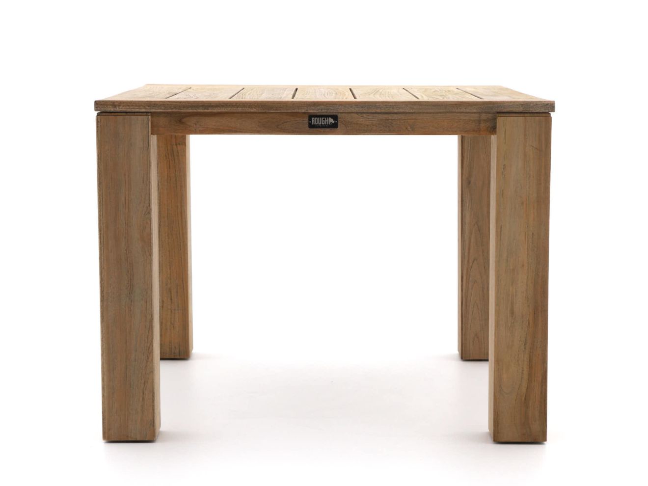 ROUGH-X Gartentisch 100x100x76 cm Braun ... ROUGH-X Gartentisch 100x100x76 cm Braun ...