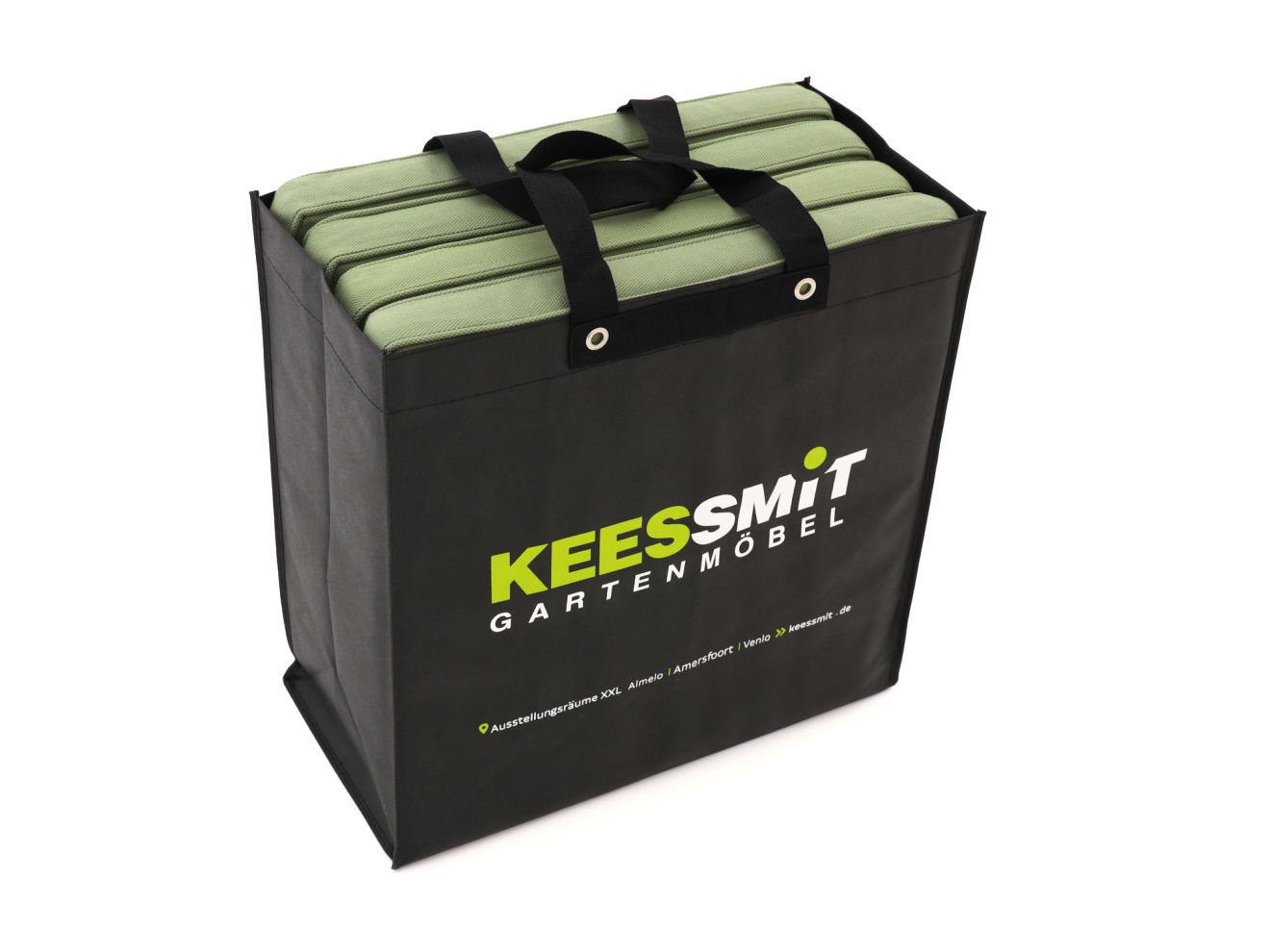 Kees Smit Shopper 50x50x25 cm - DE Schwarz Kees Smit Shopper 50x50x25 cm - DE Schwarz