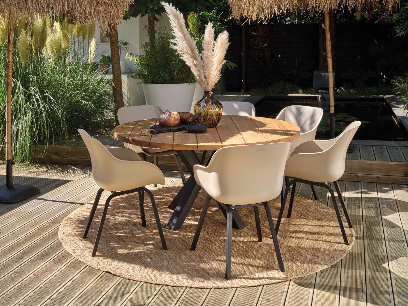 Hartman Le Soleil Element Gartensessel Taupe