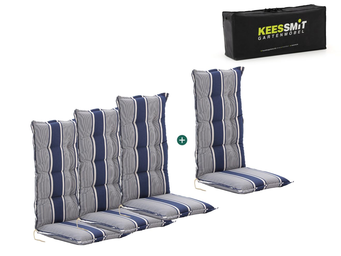 Madison 4er Hochleher Auflagen Set Weiß Rabatt: 30 % Madison 4er Hochleher Auflagen Set Weiß Rabatt: 30 %