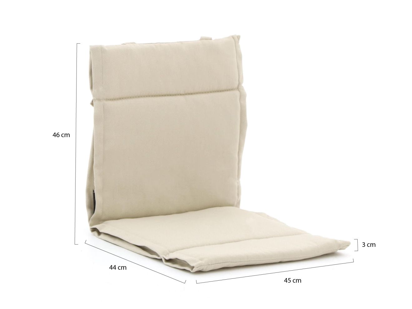 Apple Bee Auflage für Hawaii Gartenstuhl Taupe 90x45cm Rabatt: 33 %