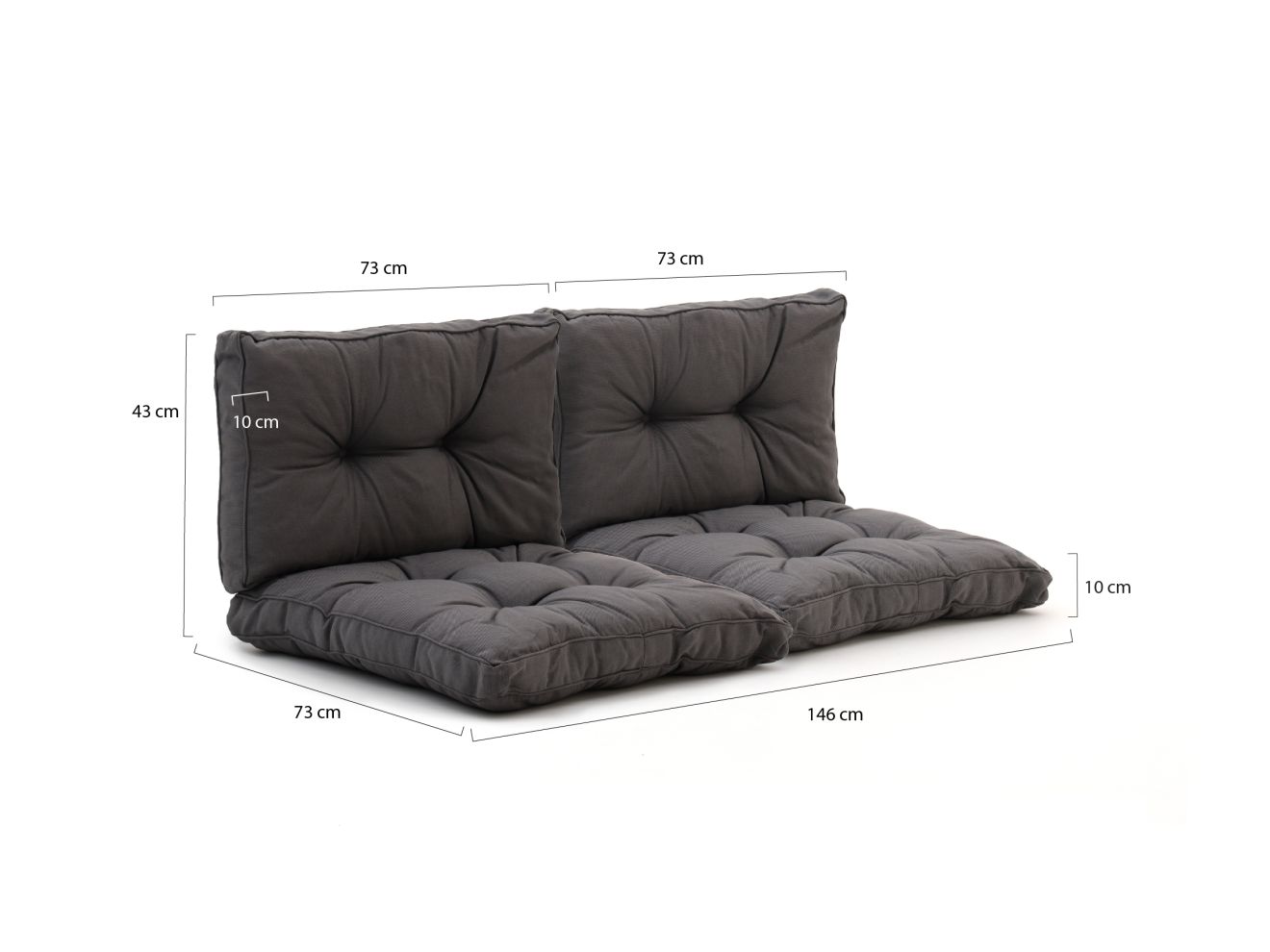 Madison Florance Loungekissen Set Sitz c...