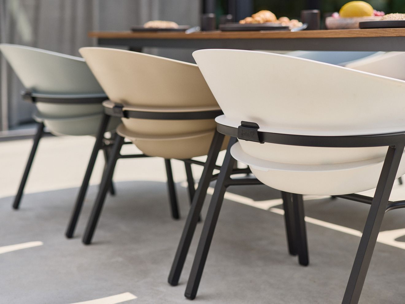 Hartman Tubb 240 cm Esstischgruppe 7-teilig verstellbar Weiß  Rabatt: 10 %