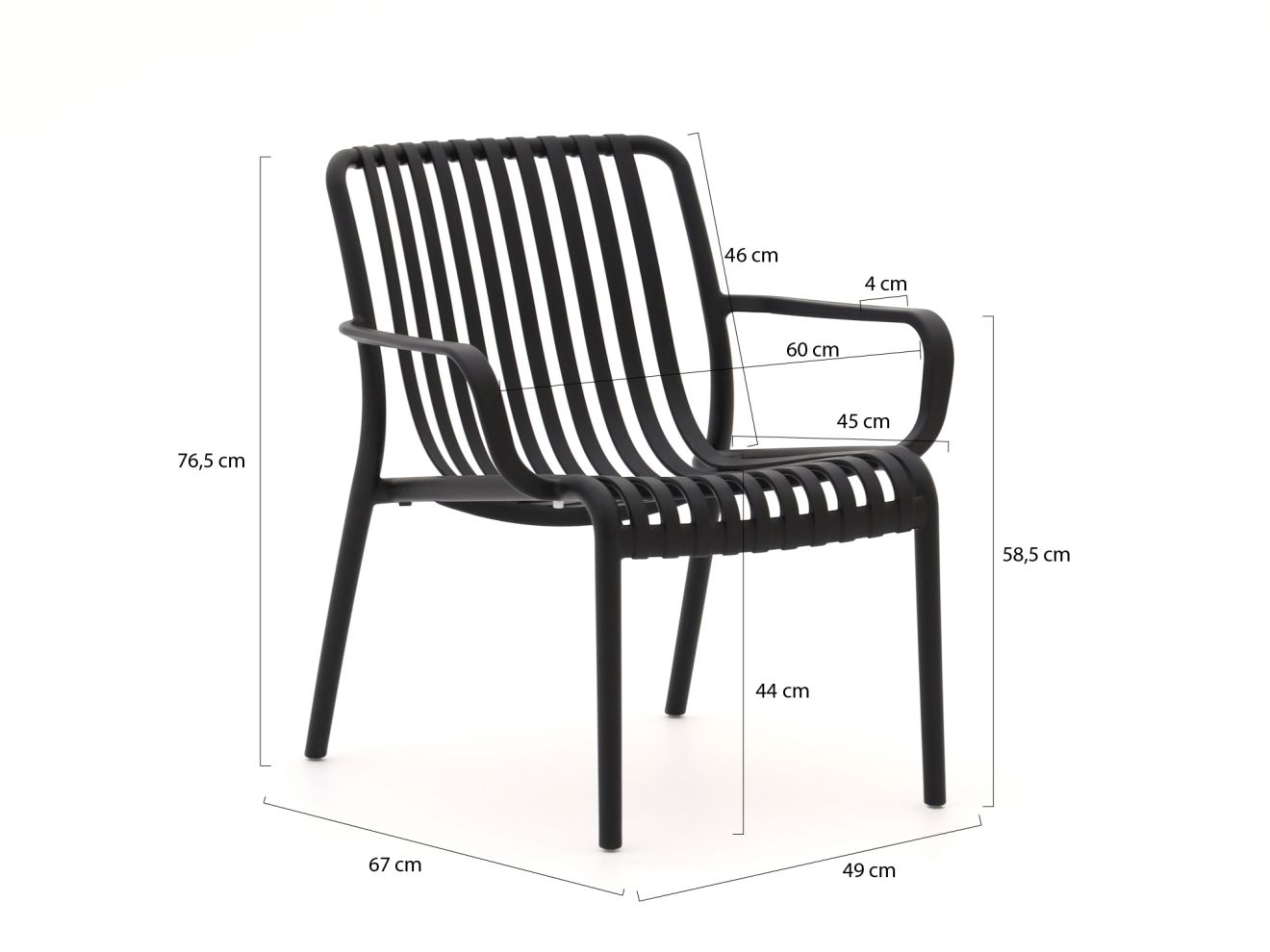 Forza Cali/Mosi Lounge Balkonmӧbel-Set 5-teilig günstig online kaufen