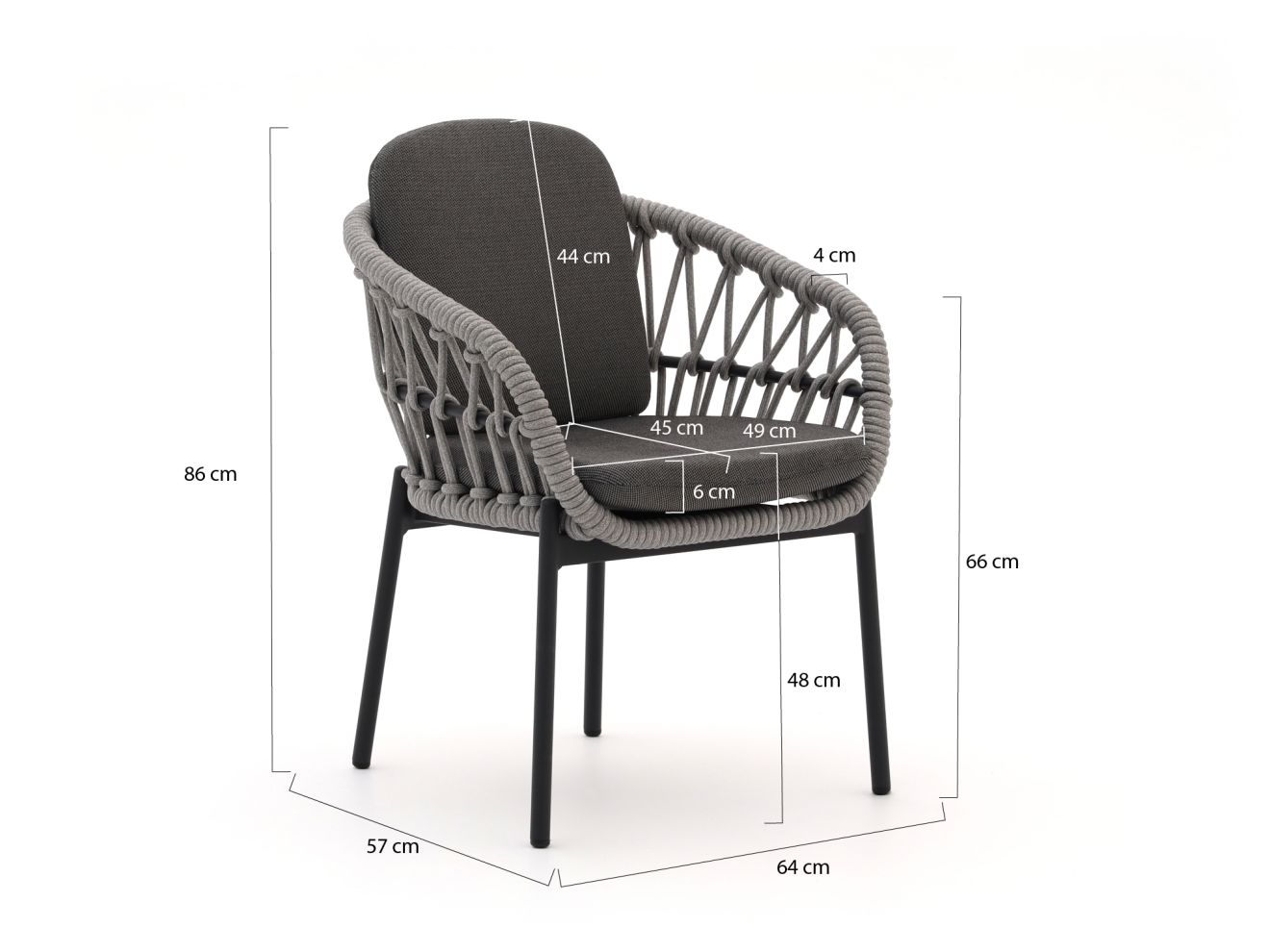 Bellagio Cupello/Induno deens Ovaal 180cm dining tuinset 5-delig günstig online kaufen