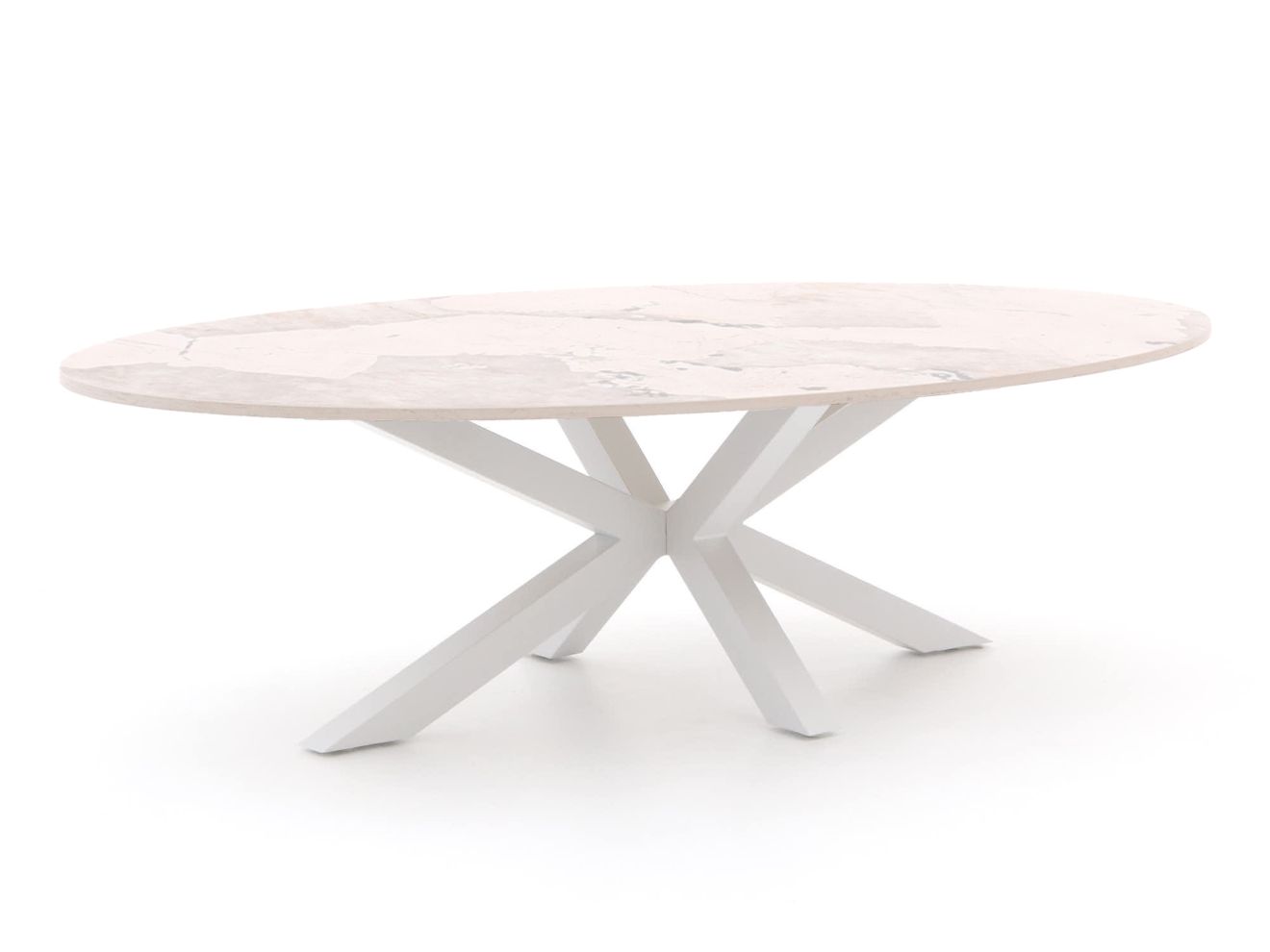 Bellagio Induno Ellips Gartentisch 200x110 cm