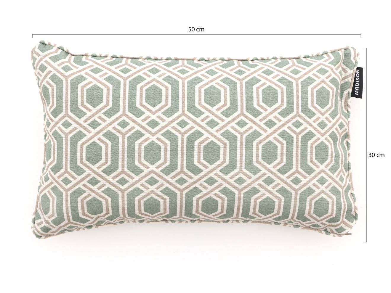 Madison Lendekissen 50x30 cm Grün 50x30cm