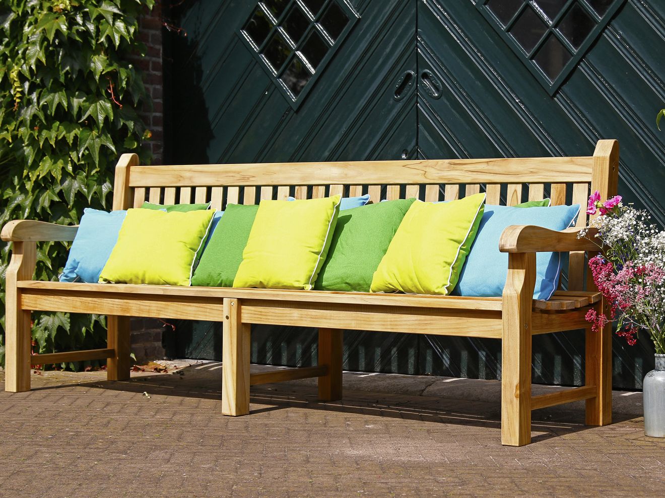 Sunyard Edinburgh Gartenbank 240 cm Brau... Sunyard Edinburgh Gartenbank 240 cm Brau...