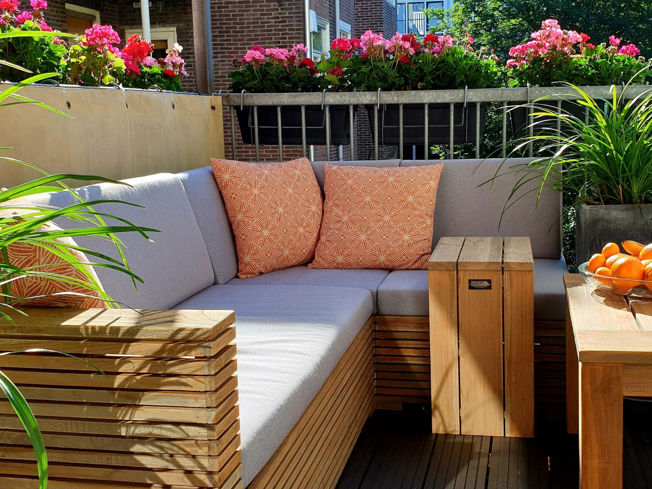 ROUGH-C Chaiselongue Lounge-Set 3-teilig Braun 0x0cm Rabatt: 21 %