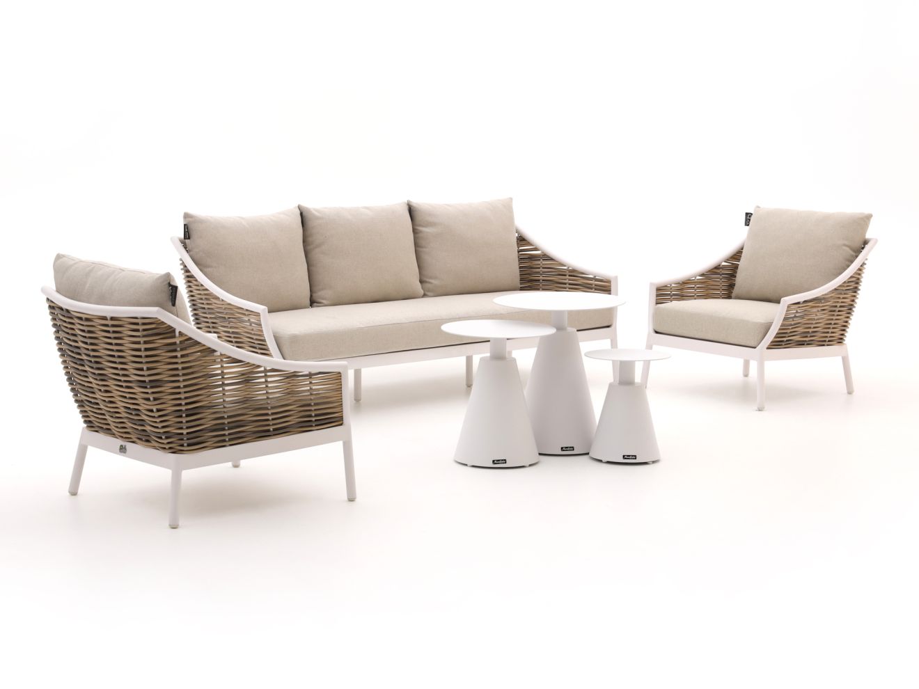 Apple Bee Milou/Tusa Sessel-Sofa Lounge-Set 5-Sitzer 6-teilig