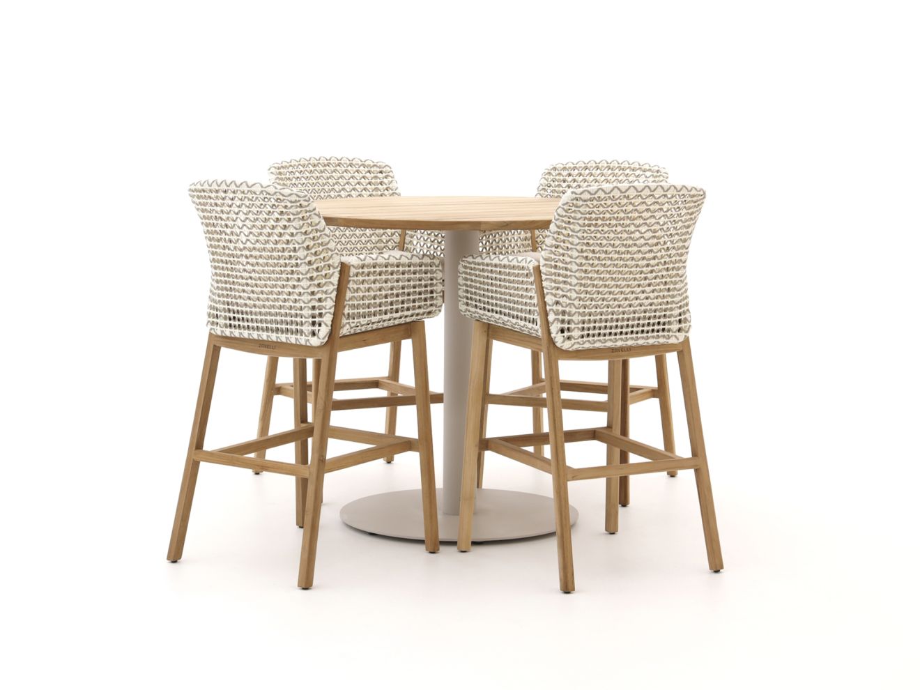 Zavelli Juntos/Cuore ø 120 cm Gartenbar-Set 5-teilig günstig online kaufen