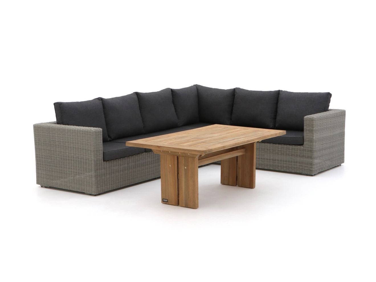Intenso Carpino/ROUGH-L Gartentisch Lounge-Set 3-teilig rechts Grau 306x230cm Rabatt: 20 %