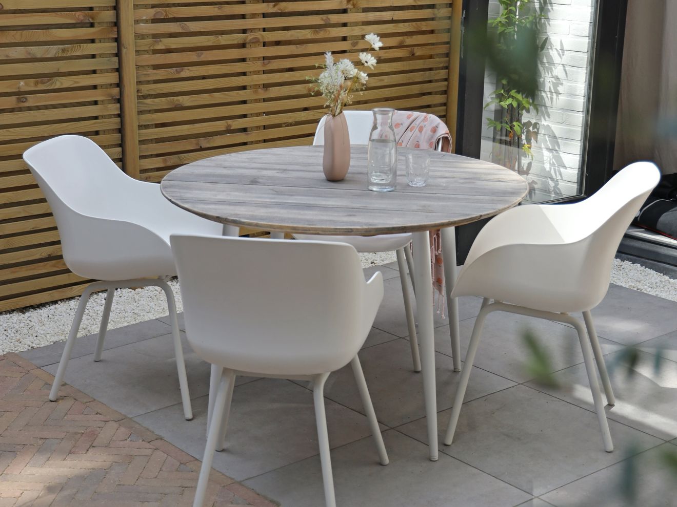 Hartman Sophie Studio/ROUGH-S 220 cm Gartenmöbel-Set 7-teilig Braun  Rabatt: 16 %