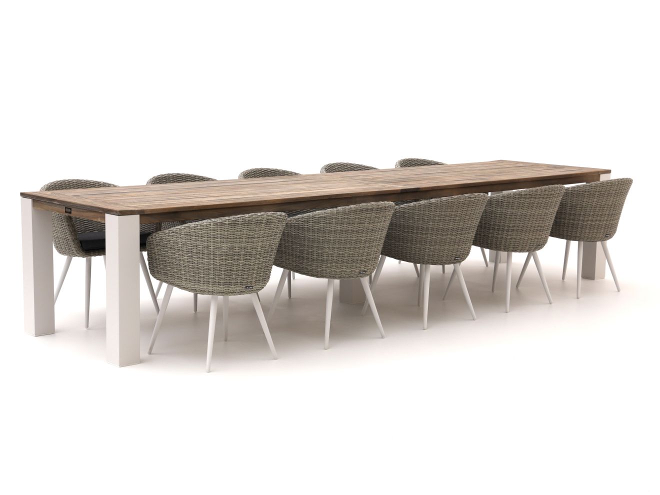 Manifesto Veruno/ROUGH-X 400 cm Gartenmöbel-Set 11-teilig günstig online kaufen