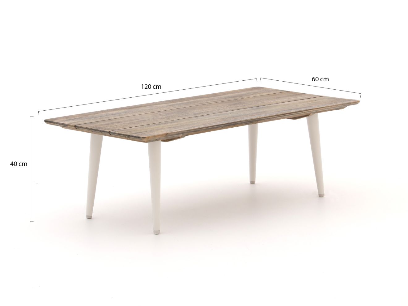 ROUGH-K Loungetisch 120x60x40 cm Rabatt:...
