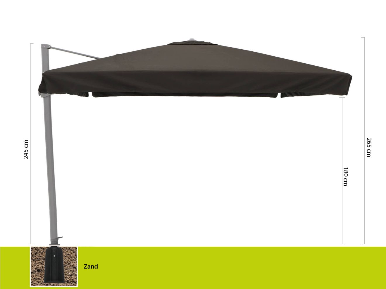 Shadowline Miami Ampelschirm 300x300 cm günstig online kaufen