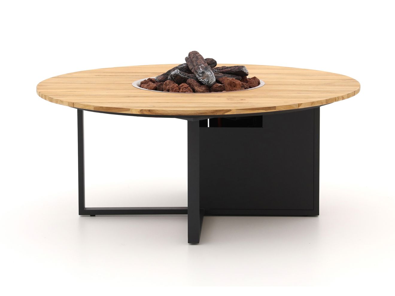 Cosiloft lounge Feuertisch ø120 cm (h: 50 cm) Grau 120cm