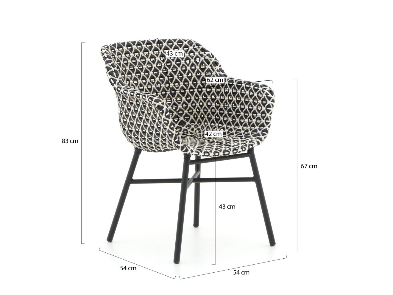 Hartman Delphine/Yasmani 240 cm Gartenmöbel-Set 7-teilig günstig online kaufen