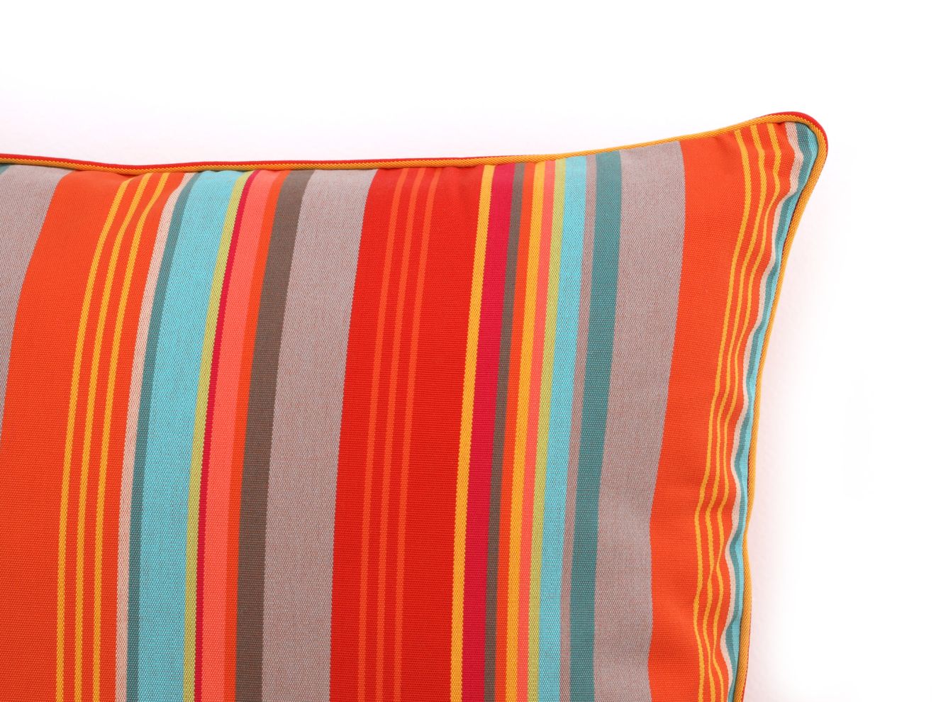 Dekokissen 50x50 cm Blau/Orange/Rot 50x5...