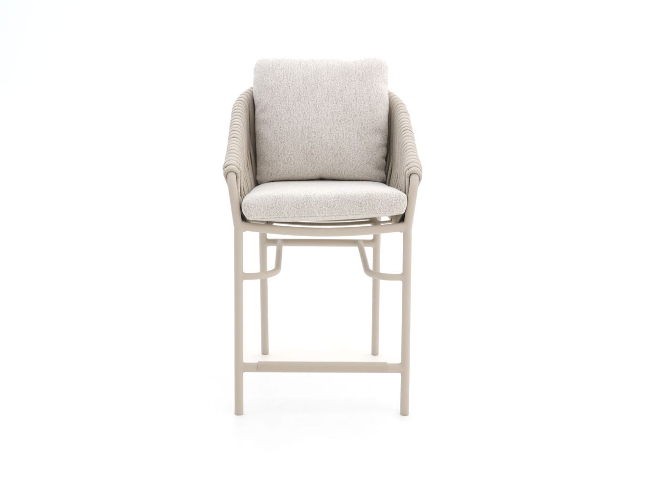 SUNS Nappa Low Barhocker Outdoor stapelbar Taupe