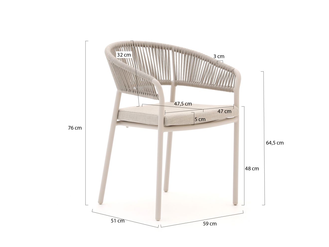 Bellagio Nova Siri/ROUGH-Y Ellips 240 cm Gartenmöbel-Set 7-teilig stapelbar günstig online kaufen