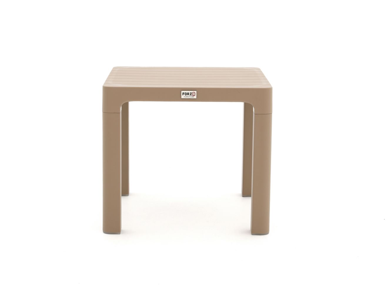 Forza Russi Beistelltisch Outdoor 45x45x40 cm Taupe