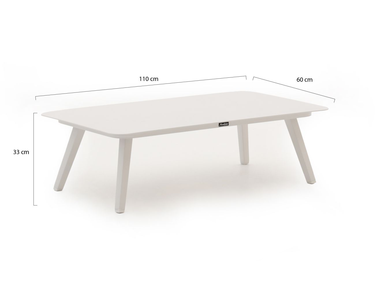 Manifesto Terenzo Loungetisch 110x60x33 cm günstig online kaufen