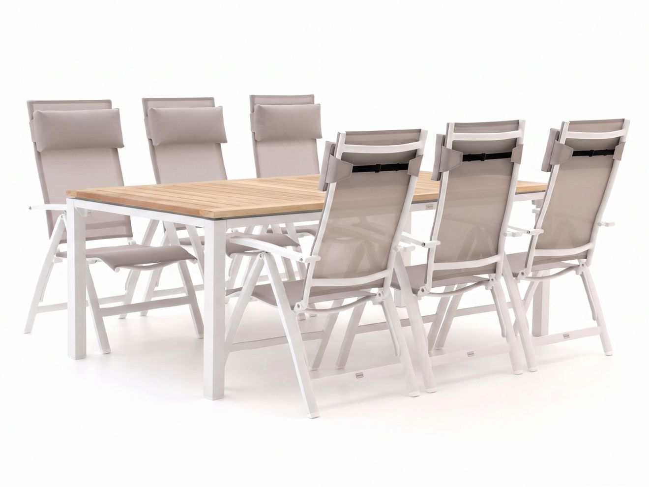 Bellagio Avenza/Linosa 240cm dining tuinset 7-delig verstelbaar   Rabatt: 20 %